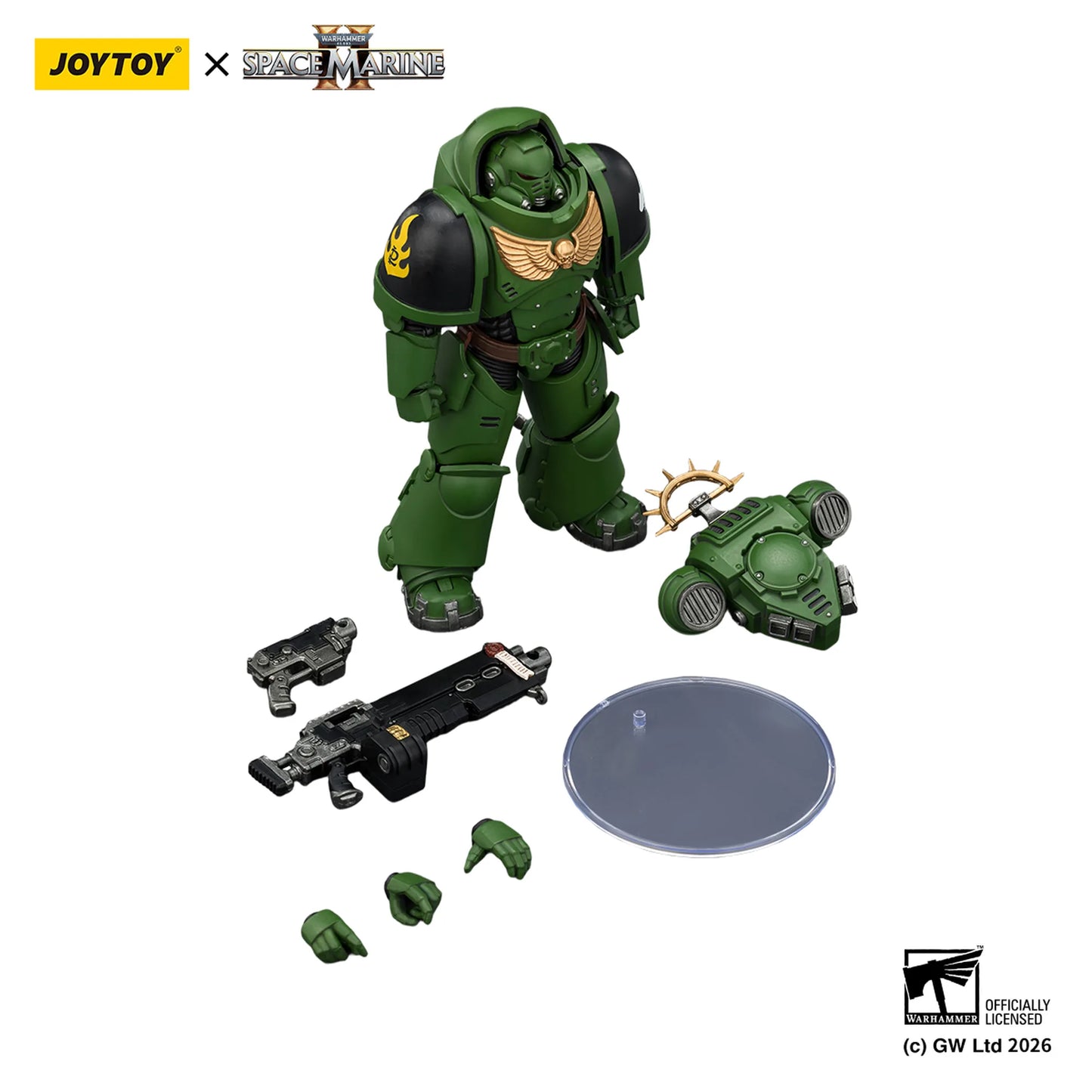 Edición de juego Salamanders Intercesor pesado con rifle bólter pesado y pistola bólter