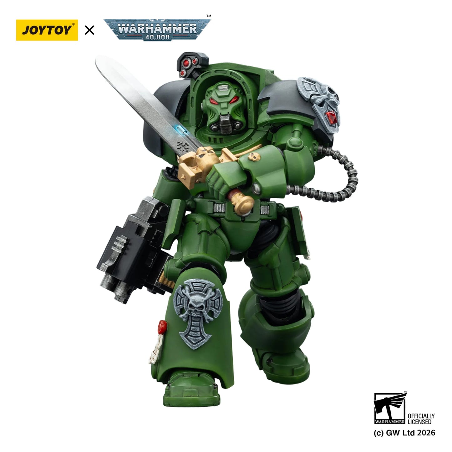 Salamanders Terminator 1 with Power Sword and Storm Bolter