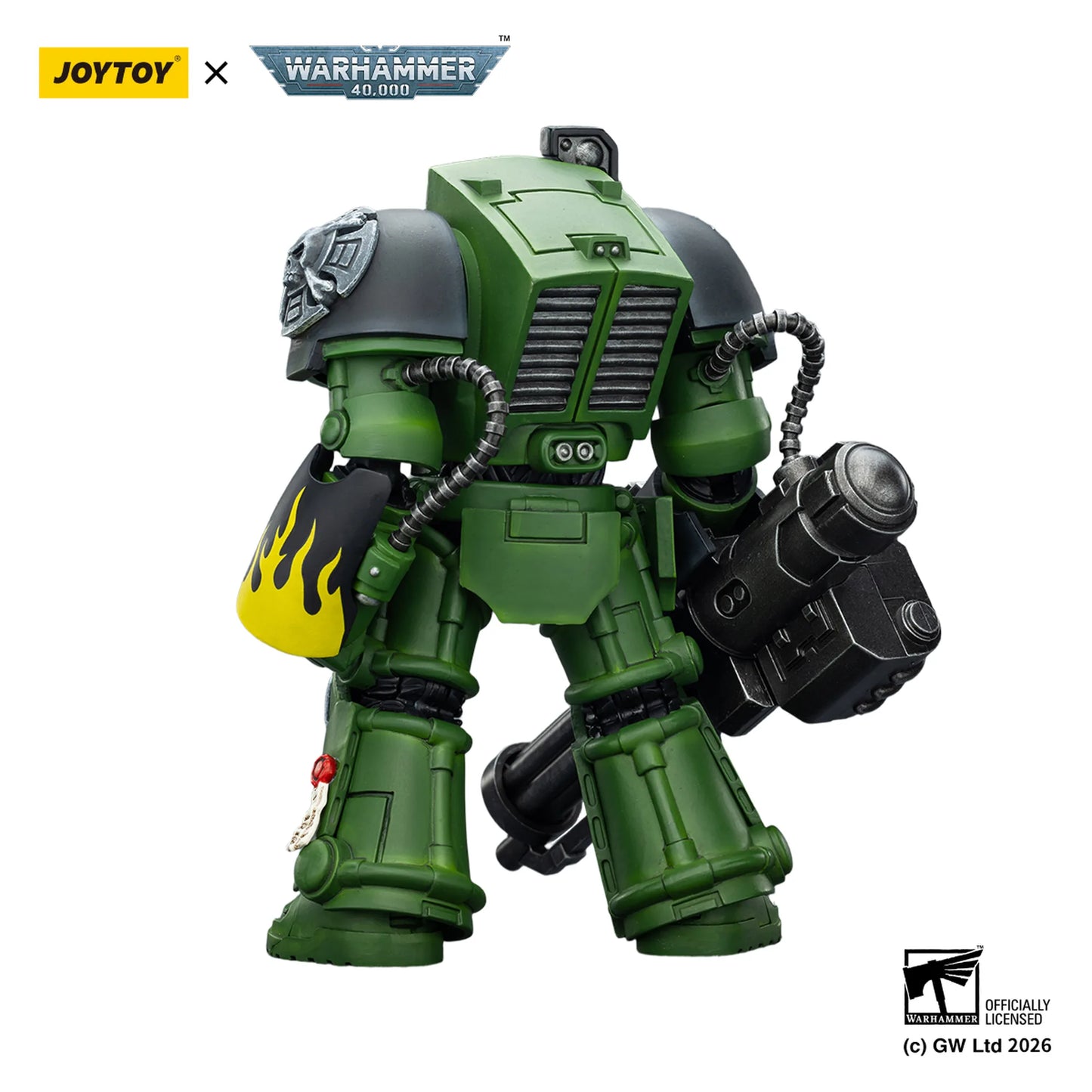 Salamanders Terminator 3 with Power Fist and Assault Cannon