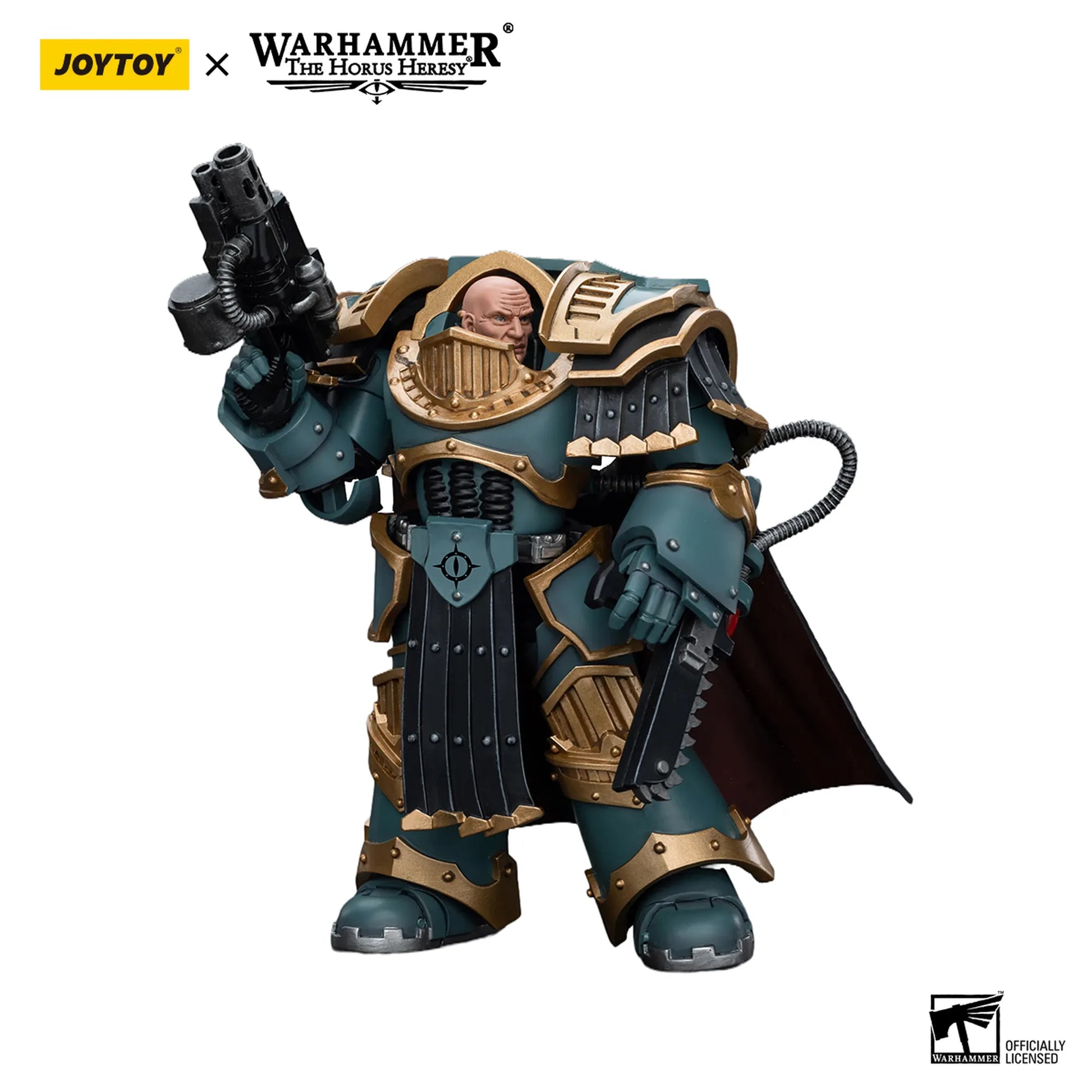 Warhammer figurine with JoyToy branding on a white background