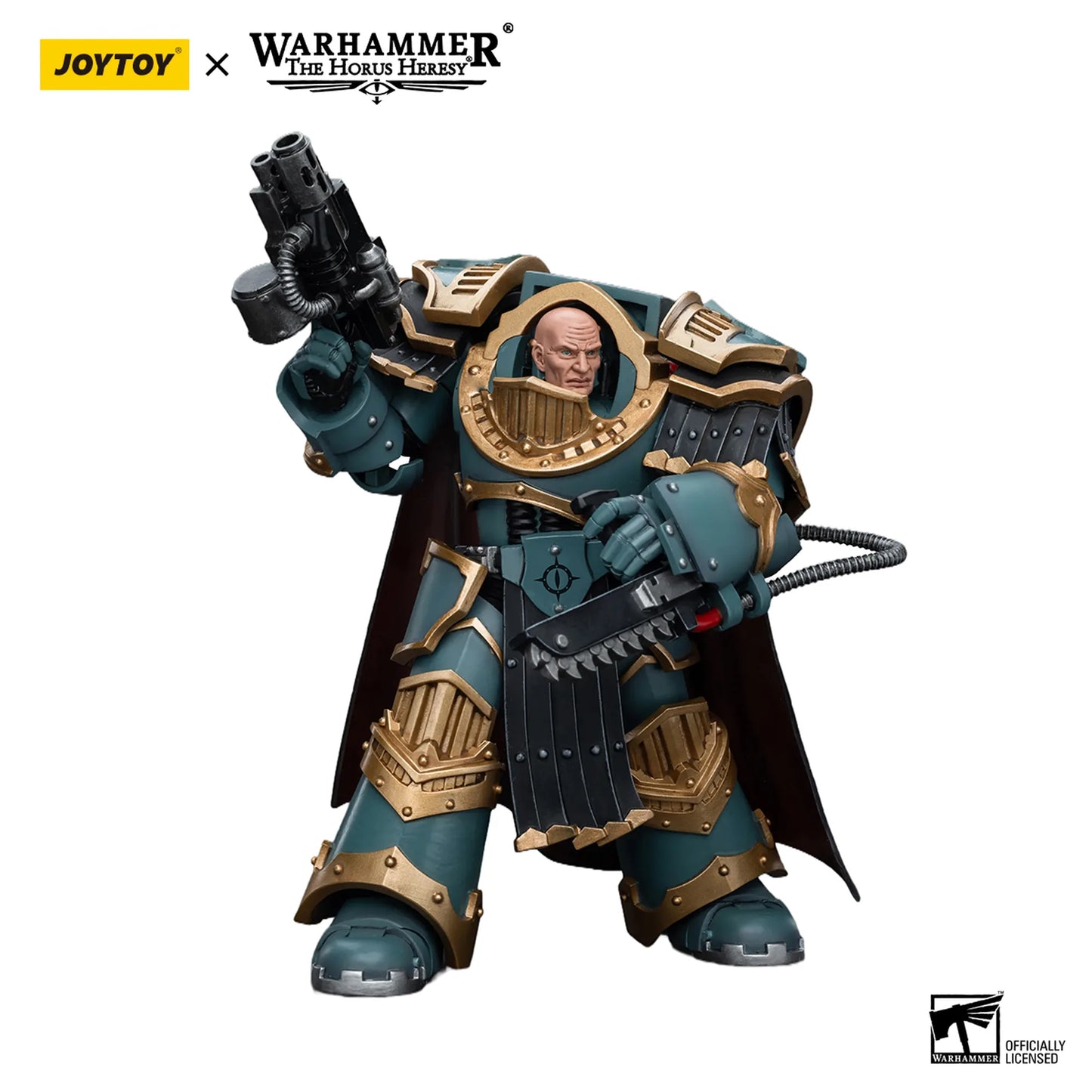 Warhammer figurine with Joytoy branding on a white background