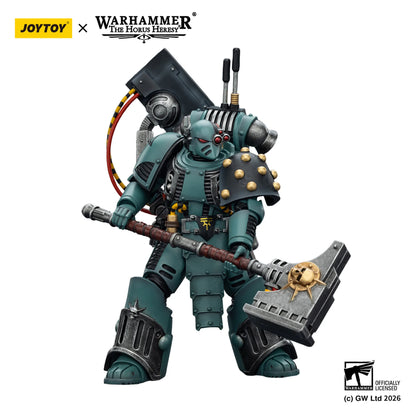 Toy figure of a character from 'The Horus Heresy' by Joytoy on a white background