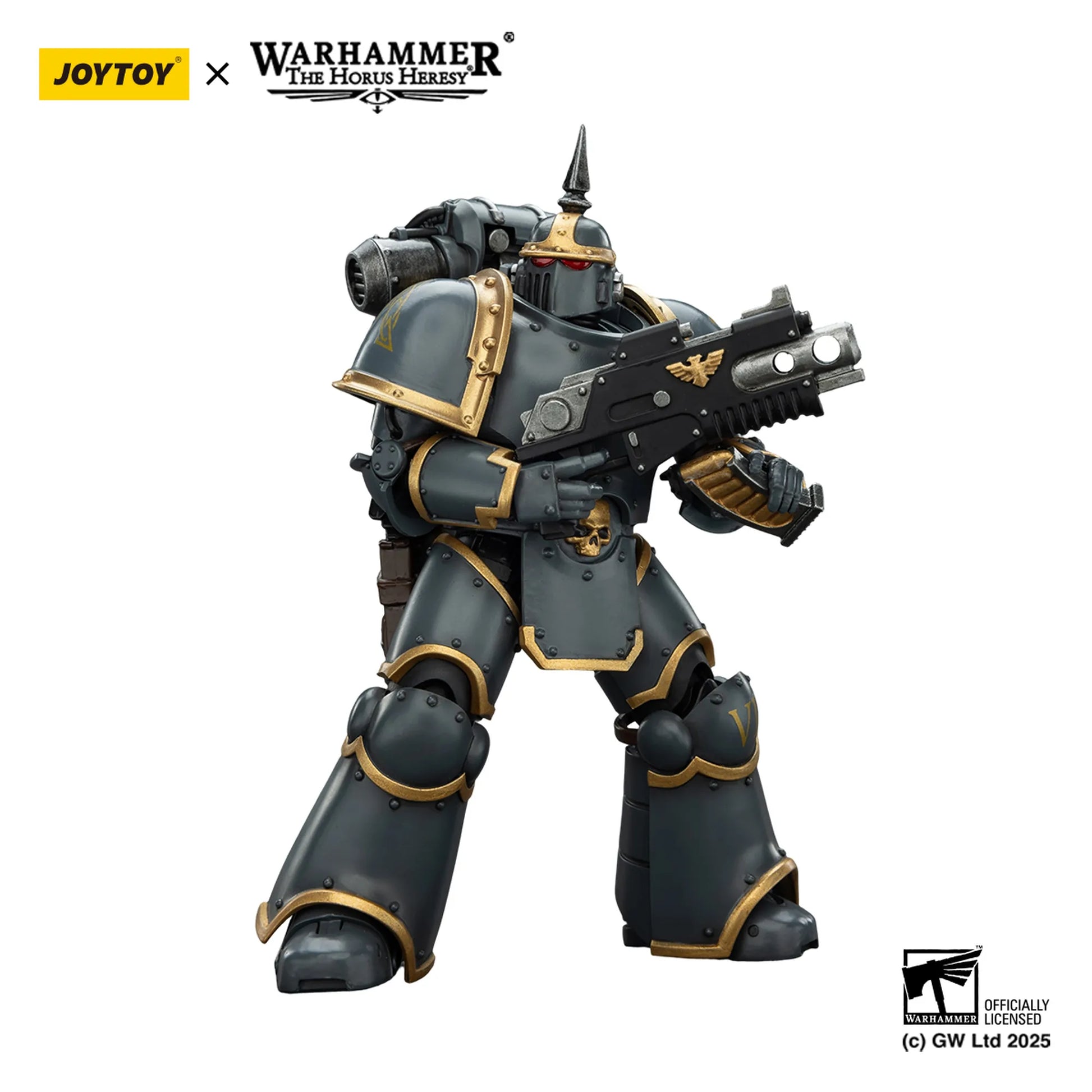 Warhammer figurine with Joytoy branding on a white background