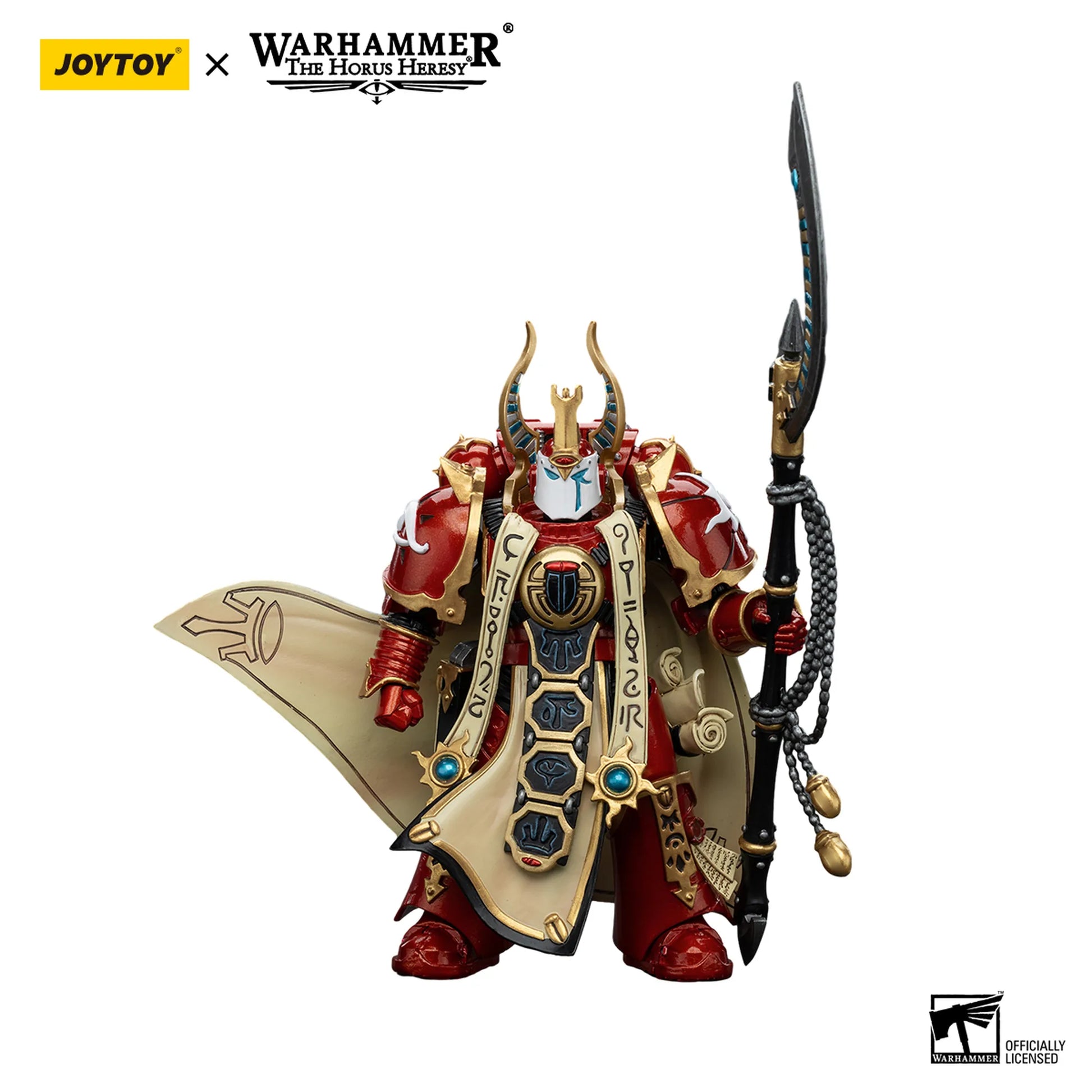 Warhammer figurine with Joytoy branding on a white background