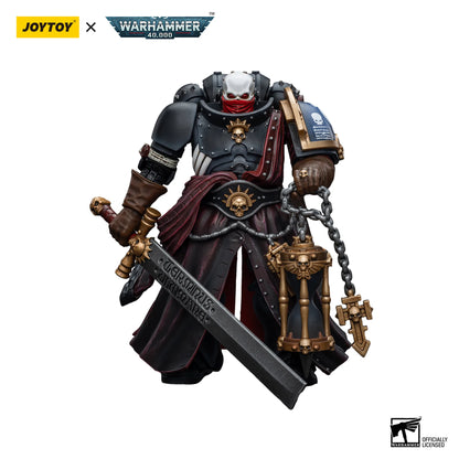 Warhammer 40,000 figurine with JoyToy branding on a white background