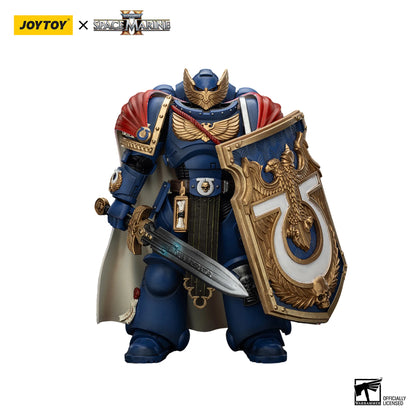 Space Marine figurine with Joytoy and Space Marine branding on a white background
