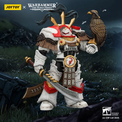 Warhammer figurine with an eagle on a dark background, featuring JoyToy branding.