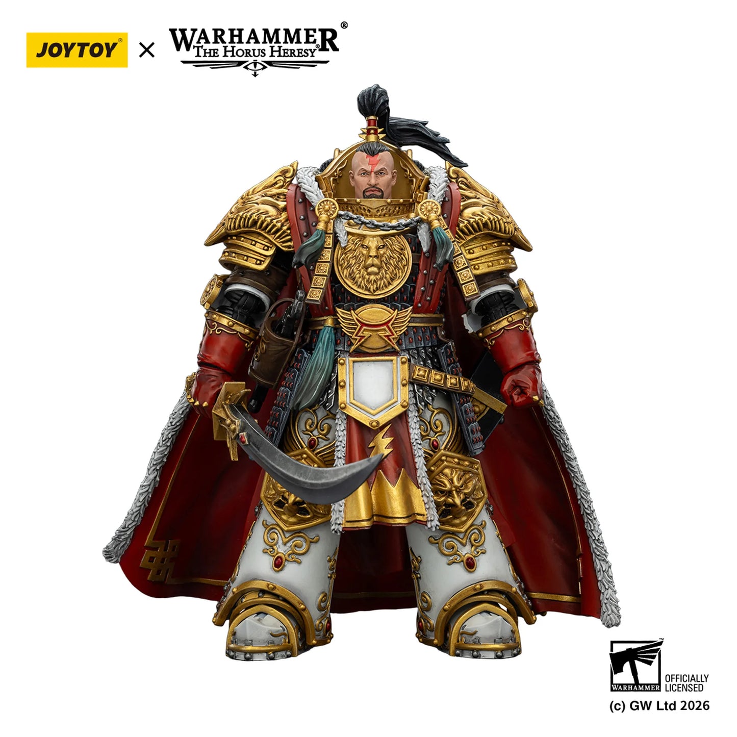 Warhammer figurine with Joytoy branding on a white background